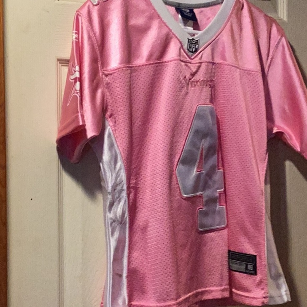 Reebok Pink Brett Farve Minnesota Vikings jersey
